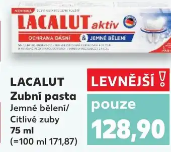 Kaufland LACALUT Zubní pasta nabídka