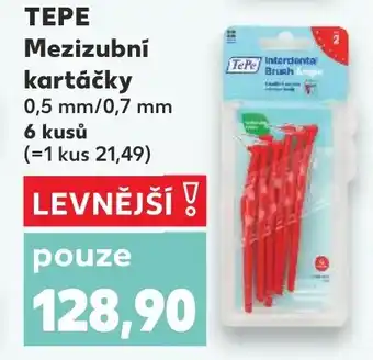 Kaufland TEPE Mezizubní kartáčky nabídka