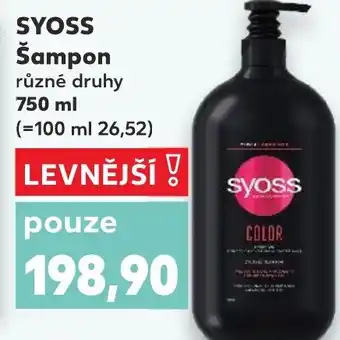 Kaufland SYOSS Šampon nabídka