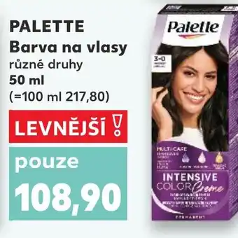 Kaufland PALETTE Barva na vlasy nabídka