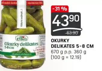 Flop OKURKY DELIKATES 5-8 CM nabídka