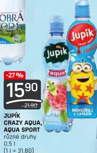 JUPÍK CRAZY AQUA, AQUA SPORT