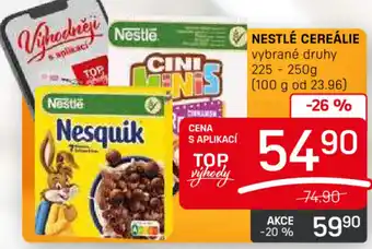 Flop NESTLÉ CEREÁLIE nabídka