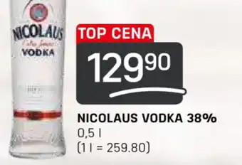 Flop NICOLAUS VODKA 38% 0,5L nabídka