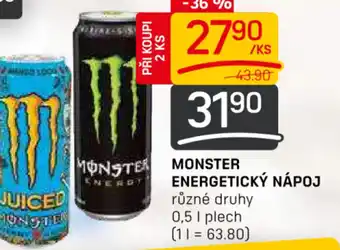 Flop MONSTER ENERGETICKÝ NÁPOJ 0.5L nabídka