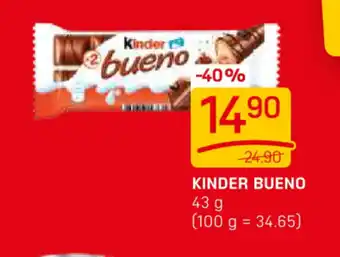 Flop KINDER BUENO nabídka