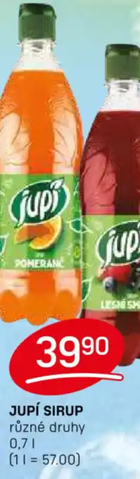 Flop JUPÍ SIRUP 0.7L nabídka