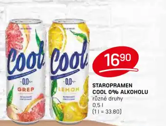 Flop STAROPRAMEN COOL 0% ALKOHOLU nabídka