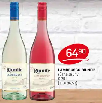 Flop LAMBRUSCO RIUNITE 0.75L nabídka