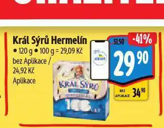 Albert Král sýrů hermelín nabídka