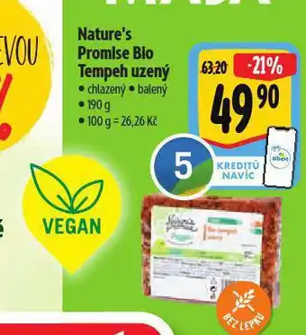 Albert Bio tempeh uzený nabídka