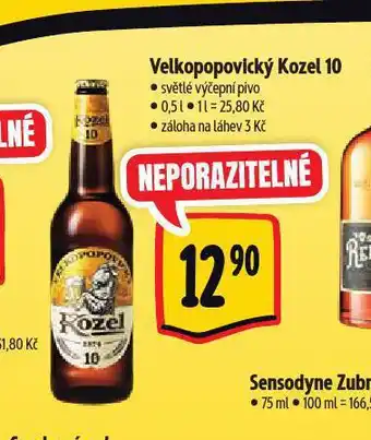 Albert Pivo velkopopovický kozel nabídka