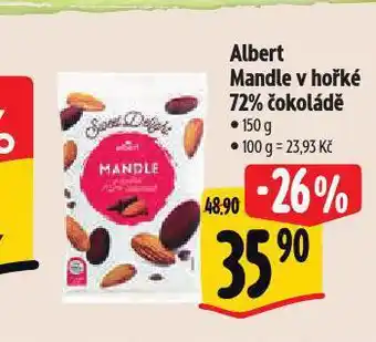 Albert Mandle v hořké čokoládě nabídka