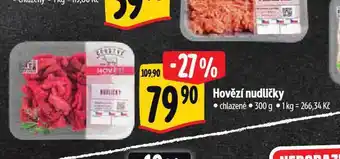 Albert Hovězí nudličky nabídka