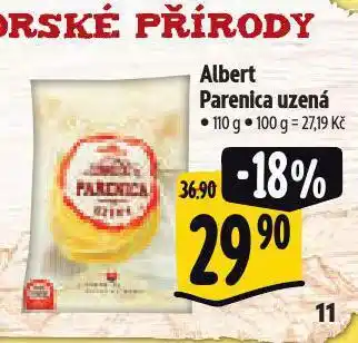 Albert Parenica uzená nabídka
