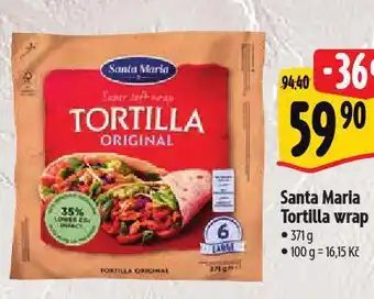 Albert Santa maria tortilla wrap nabídka