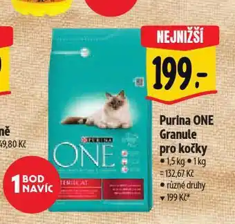 Albert Purina one granule pro kočky nabídka