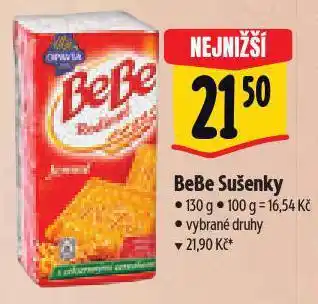 Albert Bebe sušenky nabídka