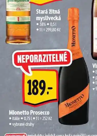 Albert Mionetto prosecco nabídka