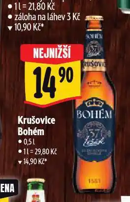 Albert Pivo krušovice bohém nabídka