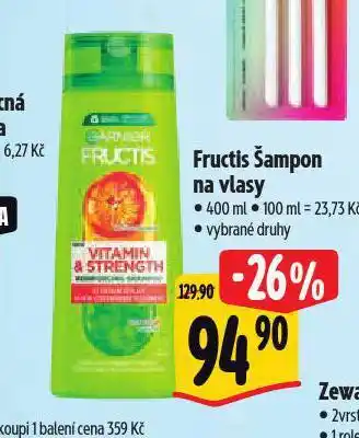 Albert Fructis šampon nabídka