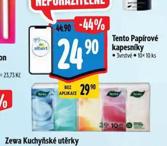 Albert Tento papírové kapesníky nabídka