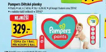 Albert Pampers dětské plenky nabídka