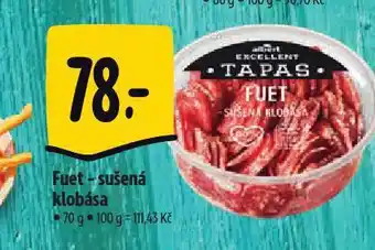 Albert Fuet sušená klobása nabídka