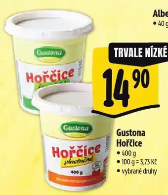 Albert Gustona hořčice nabídka