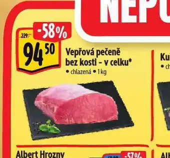 Albert Vepřová pečeně bez kosti nabídka