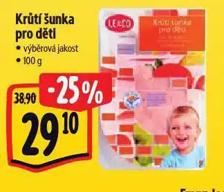 Albert Krůtí šunka pro děti nabídka