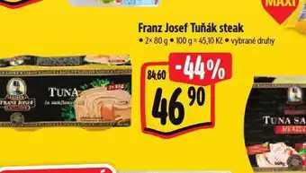 Albert Franz josef tuňák steak nabídka