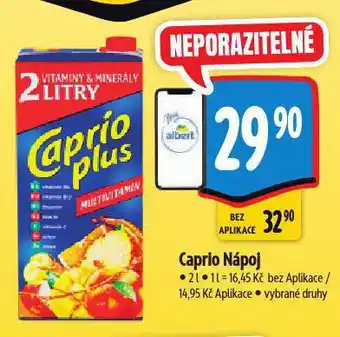 Albert Caprio nápoj nabídka