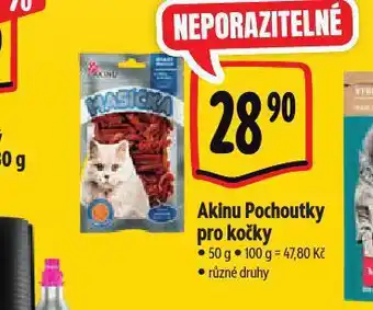 Albert Akinu pochoutky pro kočky nabídka