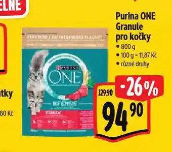 Albert Purina one granule pro kočky nabídka