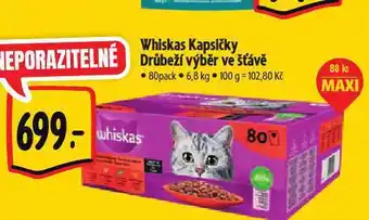 Albert Whiskas kapsičky pro kočky nabídka