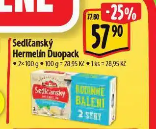 Albert Sedlčanský hermelín nabídka