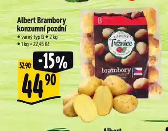 Albert Brambory konzumní pozdní nabídka