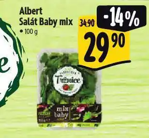 Albert Salát baby mix nabídka