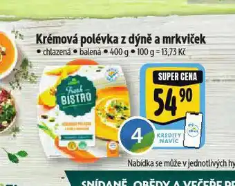 Albert Krémová polévka z dýně a mrkviček nabídka