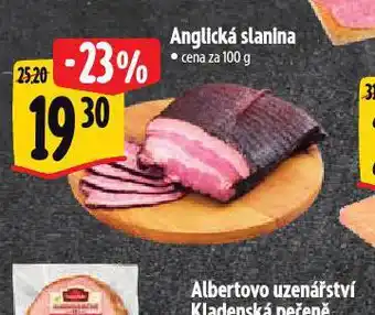 Albert Anglická slanina nabídka