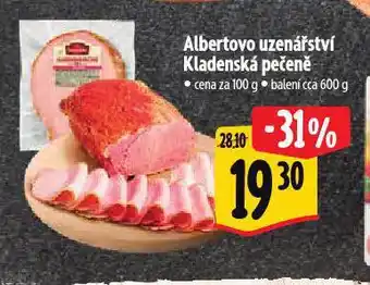Albert Kladenská pečeně nabídka