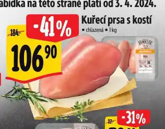 Albert Kuřecí prsa s kostí nabídka