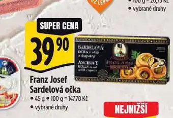 Albert Franz josef sardelová očka nabídka