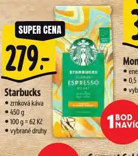 Albert Káva starbucks nabídka