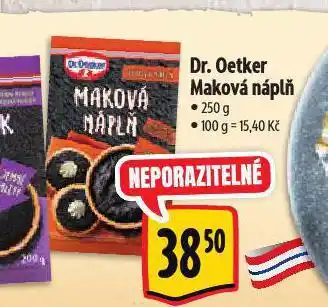 Albert Dr. oetker maková náplň nabídka