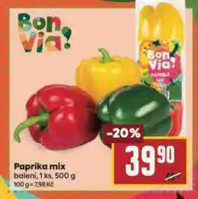 Billa Paprika mix nabídka