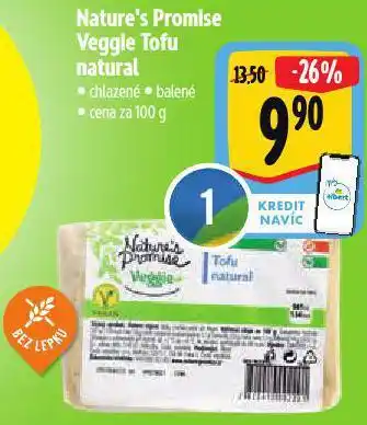 Albert Veggie tofu natural nabídka