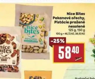 Billa Nice bites pekanové ořechy nabídka