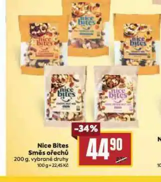 Billa Nice bites směs ořechů nabídka